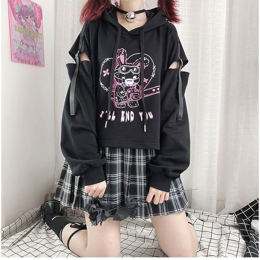 【GRAVER】24FW★ [UNISEX]Big Rabbit Sweatshirt UNISEX] Big Rabbit Hoodie - GRAVER | 60% - Asian Fashion